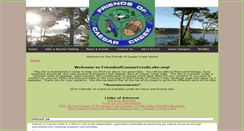 Desktop Screenshot of friendsofcaesarcreeklake.org